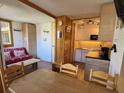 Appartement à Belle Plagne, Charmant studio divisible ski-in/ski-out avec balcon et animaux admis - L896897