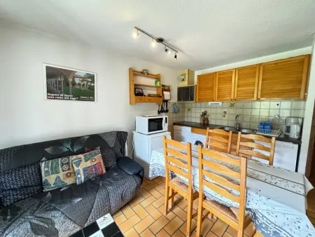 Studio avec balcon pour 4 pers, proche des pistes et des commerces - Photo 1