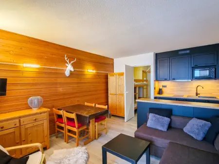 Appartement à Flaine, Studio Lumineux avec Balcon au Chalet Hameau de Flaine, Proche Pistes et Skibus Gratuit - L896949