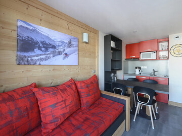 Location Wohnung in La Plagne Montchavin Les Coches,Charmant 2 Pièces Rénové Proche Pistes avec Balcon et Espace Bien-être FR-1-181-2281 N°1011830