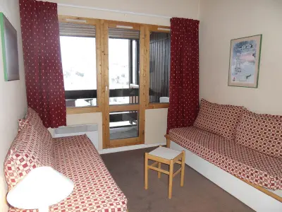 Appartement à Belle Plagne, Studio confortable avec balcon, accès pistes, animaux admis - L956802