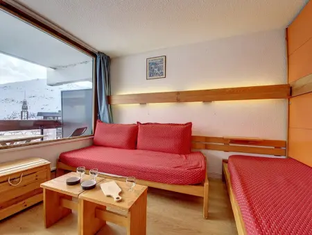 Appartement à Les Menuires, Studio au pied des pistes avec balcon, lumineux et tout équipé - L964360