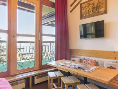 Appartement à Les Arcs 1800, Charmettoger : Studio mezzanine 6 pers, proche pistes, balcon S/O, wifi gratuit - L897176