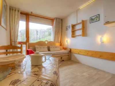 Appartement à Les Arcs 1800, Studio cosy proche pistes, balcon, WIFI gratuit, parking à proximité - L897194