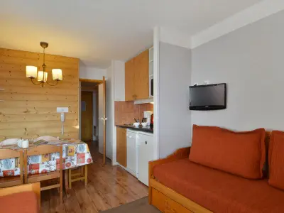 Appartement à Belle Plagne, Studio cabine chaleureux · Skis aux pieds · 4 pers · Acceptant animaux - L897256