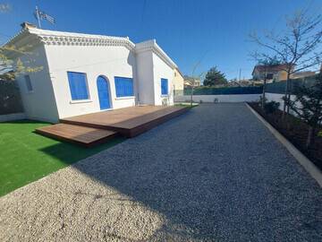 MAISON à 60m de la plage avec grand jardin, Villa 5 personnes à Marseillan Plage FR-1-326-772