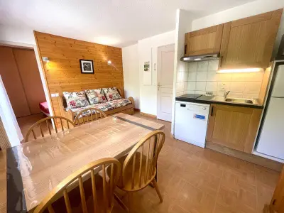 Appartement à Flumet, Appartement cosy au pied des pistes avec piscine, balcon et parking privé - N°897446