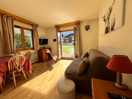 Studio calme avec piscines, animaux admis et parking à Samoëns - Photo 3