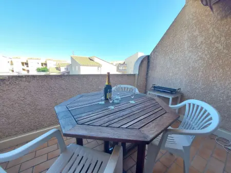 Appartement à Marseillan Plage, Studio Cabine avec Terrasse, Piscine et Parking Privé à Marseillan - L897605