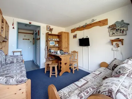 Appartement à Les Menuires, Studio agréable  Au pied des pistes. Balcon Nord - L956392
