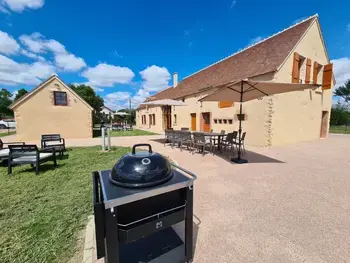 Casa rural en Le Magny,Gîte rénové 2022, 20 pers., 8 chambres, PMR, équipements sportifs, parking privé, proche Châtre FR-1-591-363 N°852513