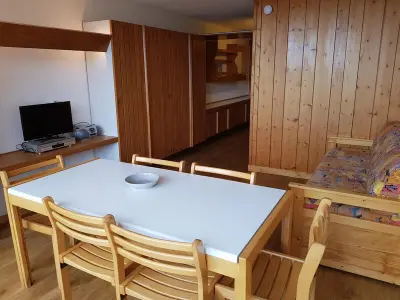 Appartement à Les Arcs 1600, Studio coin montagne 5 pers, proche pistes et commerces, avec terrasse exposée Sud - N°965417