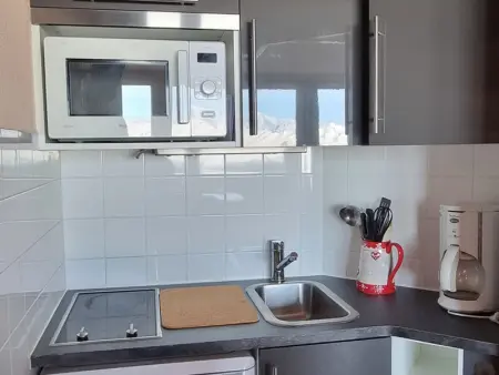 Studio confortable au pied des pistes, balcon, animaux admis - Photo 5