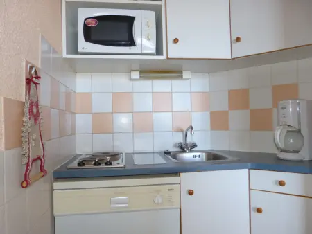 Studio fonctionnel aux pieds des pistes, 4 pers, casier à skis - Photo 4