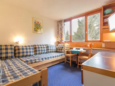 Appartement à Les Arcs 1800, Studette cosy au cœur des Arcs 1800, WiFi gratuit, accès direct aux pistes - L962628