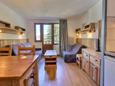 Appartement à La Tania, Charmant 2 pièces pour 4 pers. avec balcon, skis aux pieds, centre La Tania, près des remontées mécaniques. - L898531