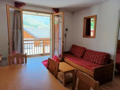 Appartement à Albiez Montrond, Appartement spacieux et cosy, 300m des pistes et commerces, balcon sud, résidence Le Hameau des Aiguilles - N°898608