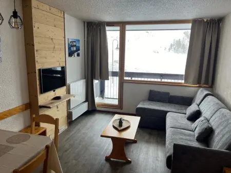 Appartement à Tignes, Studio lumineux proche des pistes avec balcon, pour 6 pers., animaux acceptés, wifi - L898693