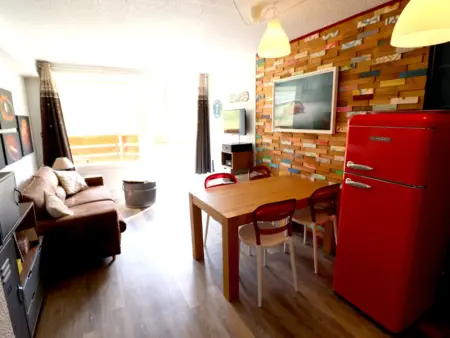 Appartement à Tignes, Studio lumineux au pied des pistes avec balcon sud, 4 pers, animaux acceptés - L898721