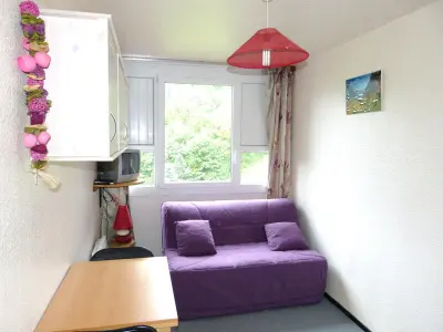Appartement à Le Corbier, Studio fonctionnel aux pieds des pistes avec piscine - L959389