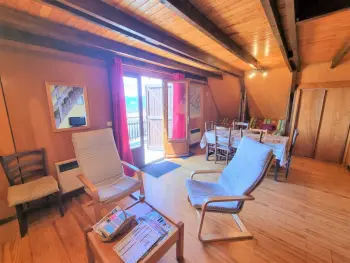 Chalet à Saint Michel de Chaillol,Chalet cosy 6 pers. à Saint-Michel-de-Chaillol - balcon sud, 3 chambres, animaux admis FR-1-393-128 N°853787