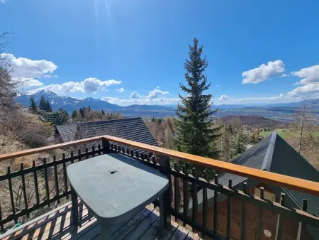 Chalet cosy 6 pers. à Saint-Michel-de-Chaillol - balcon sud, 3 chambres, animaux admis - Photo 9