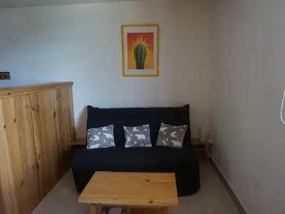 Appartement à Orcières Merlette, Studio cabine 27m², 4 pers, au pied des pistes, proche commerces - L898881