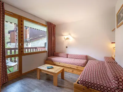 Appartement à Valmorel, Studio ski-in/ski-out, balcon sud, cuisine équipée, 4 pers, animaux ok - L957383