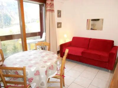 Appartement à Le Corbier, Studio confortable aux pieds des pistes avec balcon - L899037