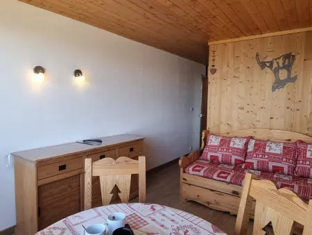 Studio rénové skis aux pieds, balcon vue Mont-Blanc, 4 pers. - Photo 2