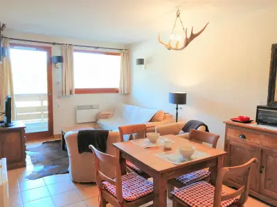 Appartement à Morillon 1100, Charmant 2 pièces pour 4 personnes à Morillon 1100 avec balcon et accès internet - L899081