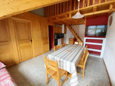 Appartement à Morillon 1100, Duplex 4 pièces 8 pers, balcon, garage, Wi-Fi - L966179