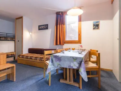 Appartement à La Plagne Montchavin Les Coches, Studio divisé avec terrasse sud, proche pistes et centre station, rez-de-chaussée - N°899118