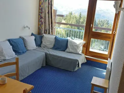 Appartement à Les Arcs 1800, Studio confortable au pied des pistes avec balcon, wifi et cuisine équipée - L899140