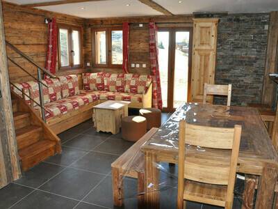 Location Chalet à Crest Voland,Charmant chalet au pied des pistes - N°854131