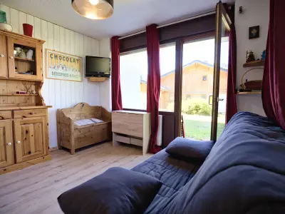 Appartement à Notre Dame de Bellecombe, Charmant studio avec terrasse et parking couvert - L899143