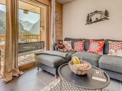 Appartement à Champagny en Vanoise, Spacieux 4 pièces tout confort, terrasse vus imprenables, 8 pers, accès spa/piscine/fitness inclus - L962263