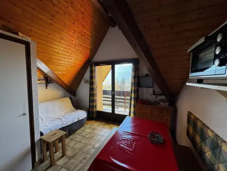 Studio 4 pers avec balcon, près des remontées mécaniques - Photo 1