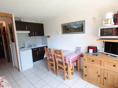 Appartement à Les Carroz d'Arâches, Studio charmant 4 pers, centre village, proche pistes et commerces - L899214