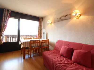 Appartement à Les Carroz d'Arâches, Studio 4 pers. proche pistes et commerces, balcon, parking - N°899217