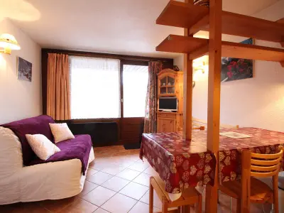 Appartement à Les Carroz d'Arâches, Studio 4 pers, centre village d'Arâches, balcon ouest, proche pistes et commodités - N°899219