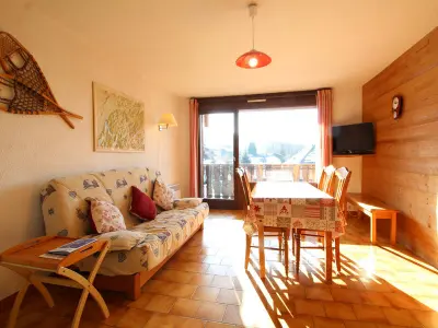 Appartement à Les Carroz d'Arâches, Studio spacieux 4 pers avec garage, lave-vaisselle aux Carroz - N°899227