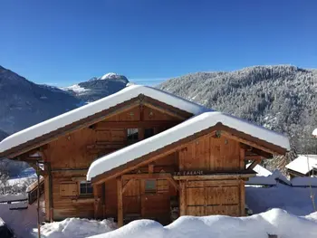 Chalet in Les Carroz d'Arâches,Grand Chalet avec Sauna, Cheminée et Parking aux Carroz FR-1-572-246 N°854223