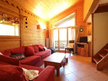 Wohnung in Les Carroz d'Arâches,Duplex chaleureux 4 pièces avec wifi, parking, proche spa & bus pour ski FR-1-572-43 N°899249