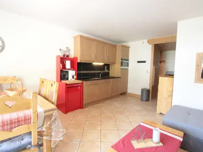 Appartement à Les Carroz d'Arâches, Appartement cosy 4 pièces, 8 pers, garage, proche pistes et commerces - N°899261