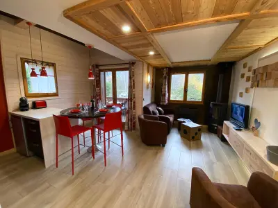 Appartement à Chamonix Mont Blanc, Chalet duplex avec poêle à bois, parking et WiFi - L899340