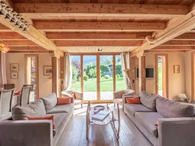 Chalet à Chamonix Mont Blanc, Chalet contemporain aux Houches, près des pistes, 6 chambres, WiFi, jardin, grille-pain - L854286