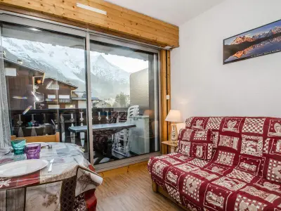 Appartement à Chamonix Mont Blanc, Studio au pied des pistes avec superbe vue et parking privé - L899373