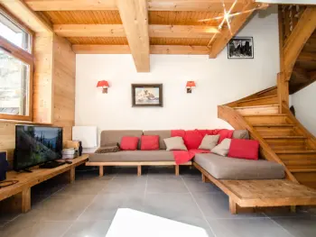 Chalet in Chamonix Mont Blanc,Chalet skis aux pieds avec 3 chambres et terrasse à Chamonix FR-1-343-225 N°854293