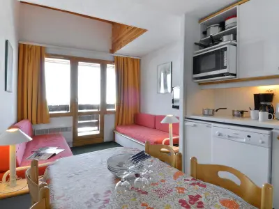 Appartement à Belle Plagne, Appartement skis aux pieds · 6 pers · Balcon · Casier à skis · Animaux admis - L969559